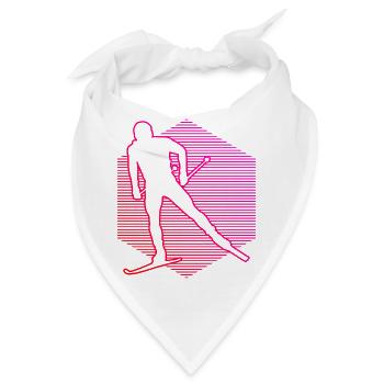 Langlauf Langlauf Klassisch Damen Langlauf Skating - Bandana - Weiß - Vorne