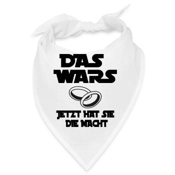 das wars - jetzt hat sie macht - Bandana - Weiß - Vorne