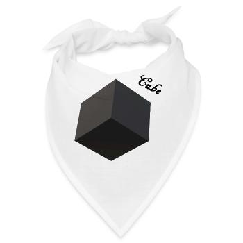 Cube 3D - Bandana - Weiß - Vorne