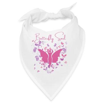 A New Butterfly Soul - Bandana - Weiß - Vorne
