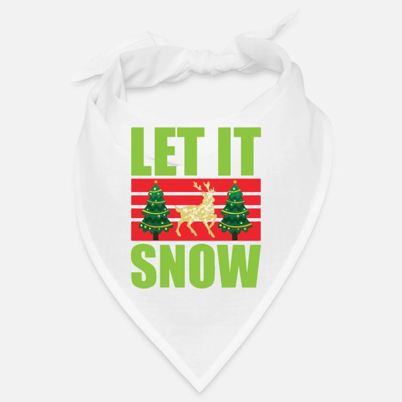 Noël Laissez-le neiger Bandana