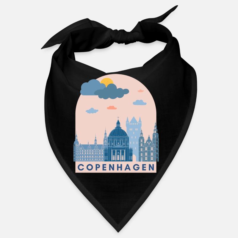 Danemark Copenhague Design Logo Europe Bandana