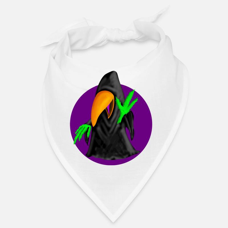 Perruche noire ( Logo ) Bandana