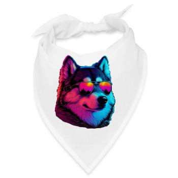 Alaskan Malamute Dogs Alaskan Malamutes - Bandana - Weiß - Vorne