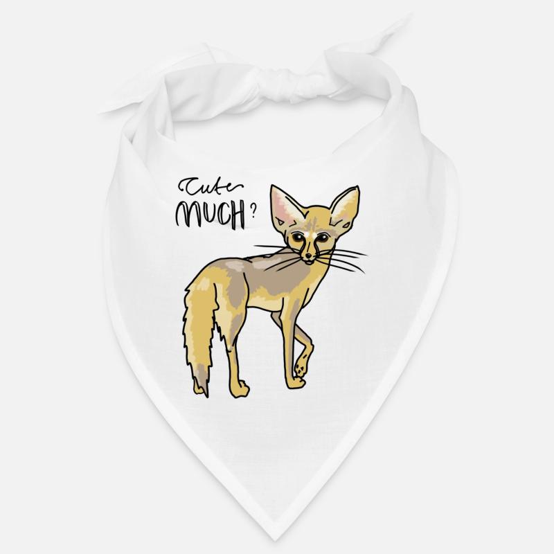 Petit renard du désert - Mignon beaucoup? - Bandana - blanc