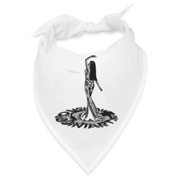 Bauchtänzer - Bandana - Weiß - Vorne