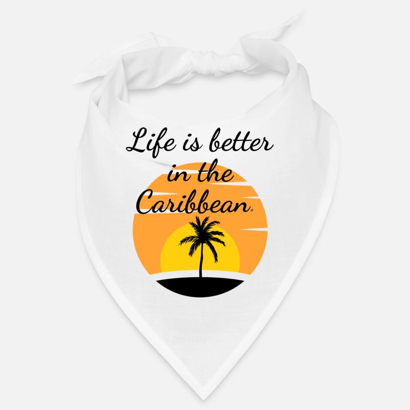 Les Caraïbes - Bandana - blanc