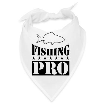 fishing pro - Bandana - Weiß - Vorne