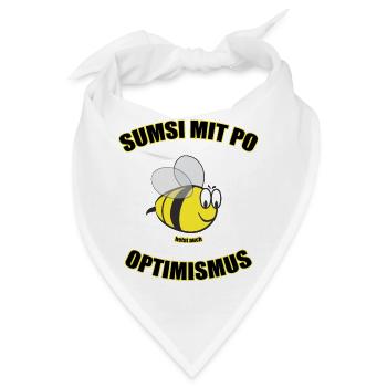 Sumsi mit Po - Bandana - Weiß - Vorne