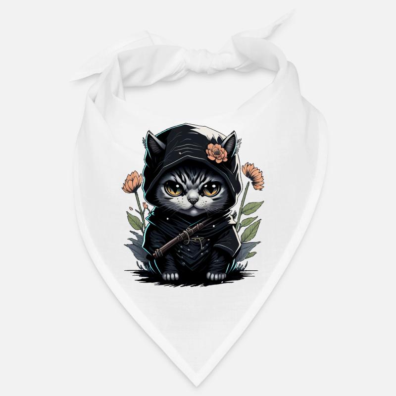Le chat ninja : un combattant invincible Bandana