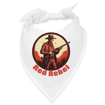red rebel - Bandana - Weiß - Vorne