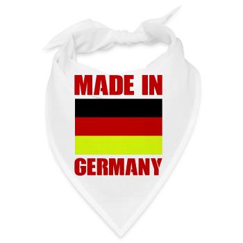 made in germany - Bandana - Weiß - Vorne