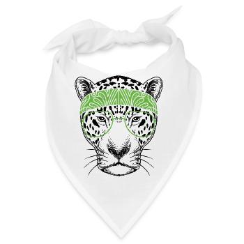 Leopard - Bandana - Weiß - Vorne