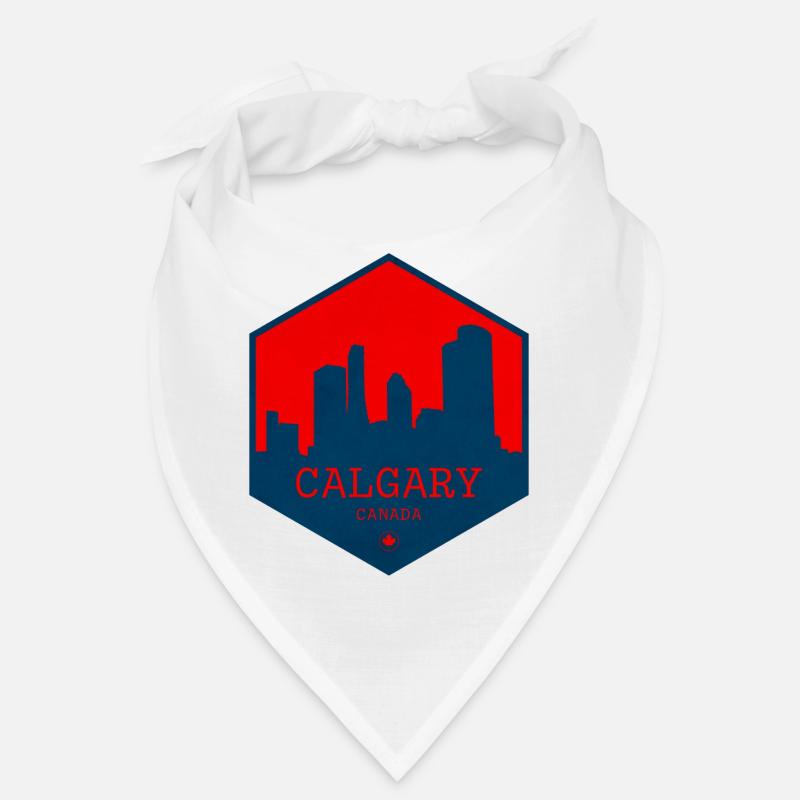 Calgary Skyline, Canada – Conception de l’emblème urbain Bandana