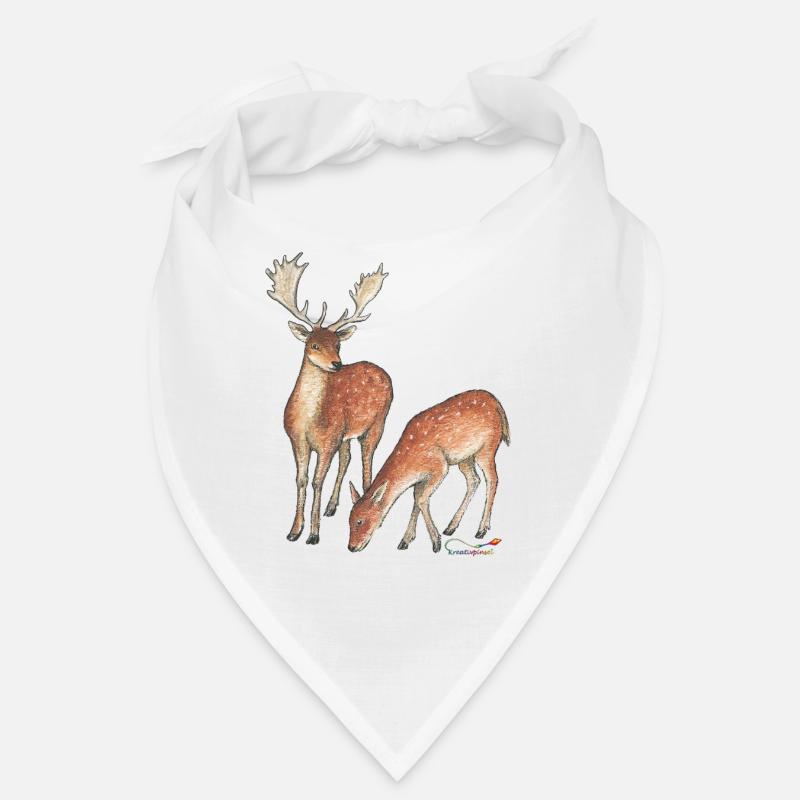 Fallow deer and doe Bandana