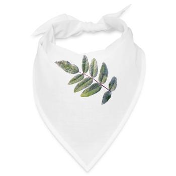 Der gefrorene Ast - Bandana - Weiß - Vorne