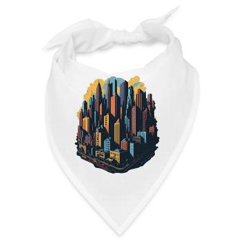 Skyline - Bandana - Weiß - Vorne