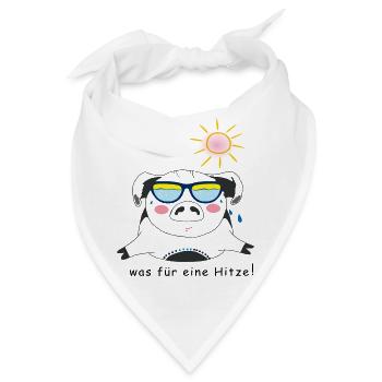 Sommer, Sonne Urlaub - Bandana - Weiß - Vorne