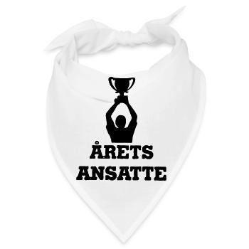 Angestellter des Jahres - Bandana - Weiß - Vorne