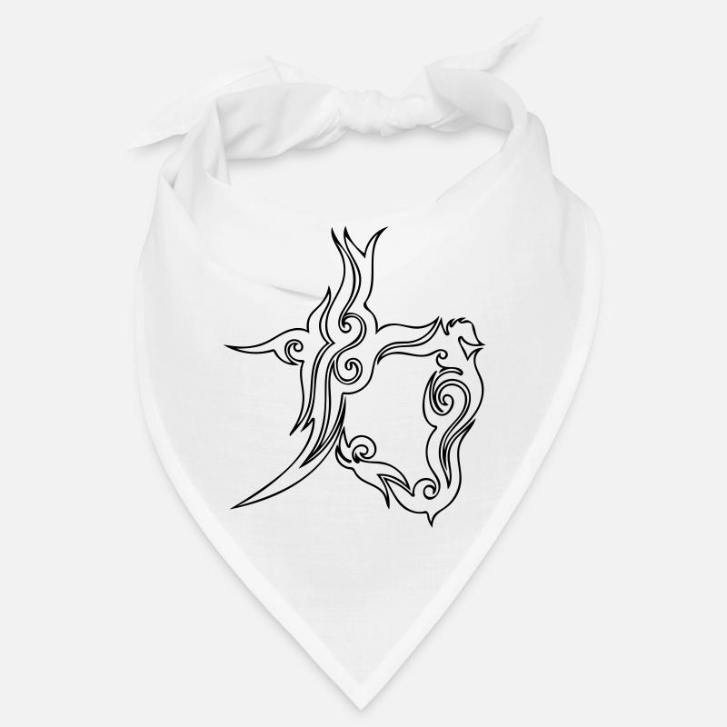mystisches Zeichen - Bandana - Weiß
