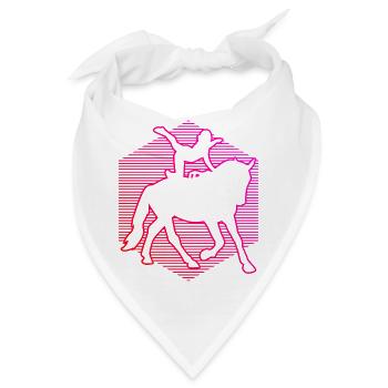 Damen Teamvoltigieren Sportliche Disziplin - Bandana - Weiß - Vorne