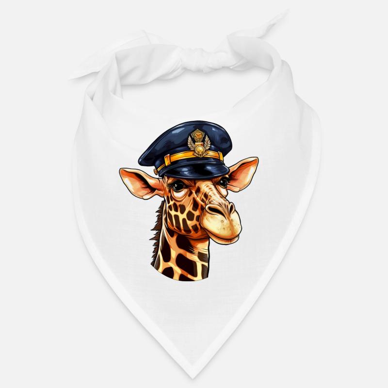 Giraffe Policeman Bandana