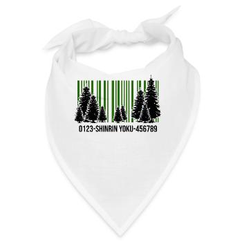 shinrin yoku Waldgänger Waldbaden Wald - Bandana - Weiß - Vorne