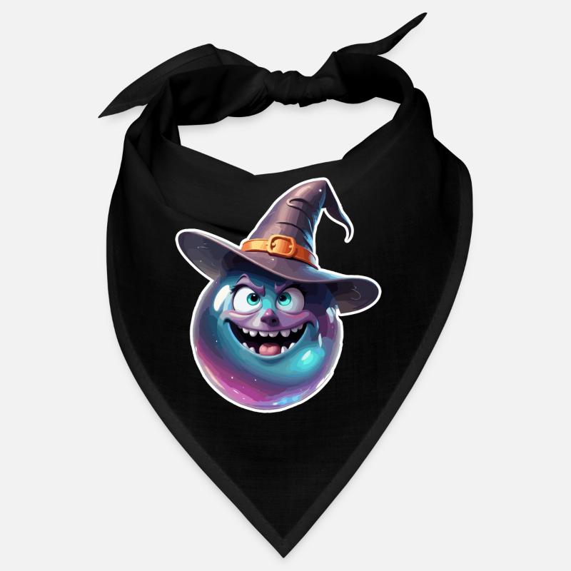 Boule magique / chapeau de sorcière / visage / drôle Bandana