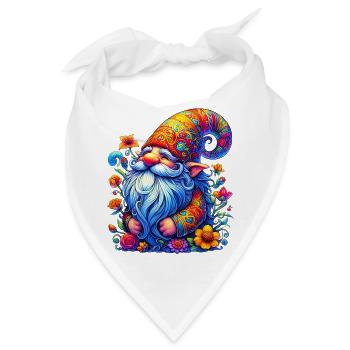 Gnom-Goblin-Elf - Bandana - Weiß - Vorne