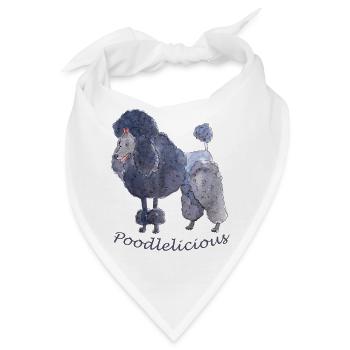 Pudel Pudel - Bandana - Weiß - Vorne