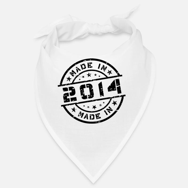 Année de naissance Naissance Né(e) - Fabriqué en 2014 Bandana