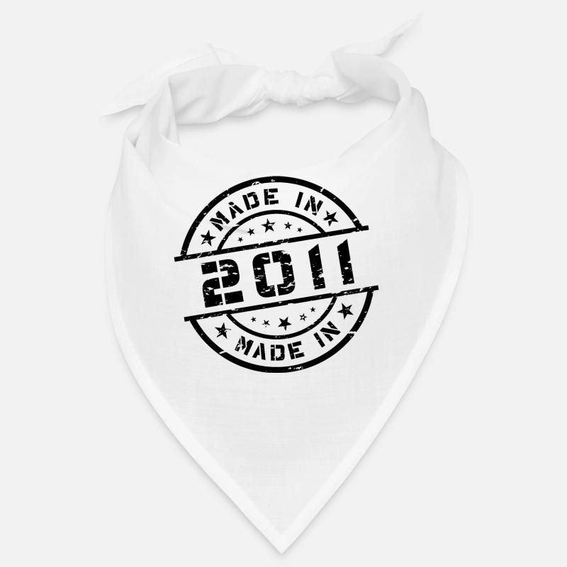 Année de naissance Né(e) - Fabriqué en 2011 Bandana