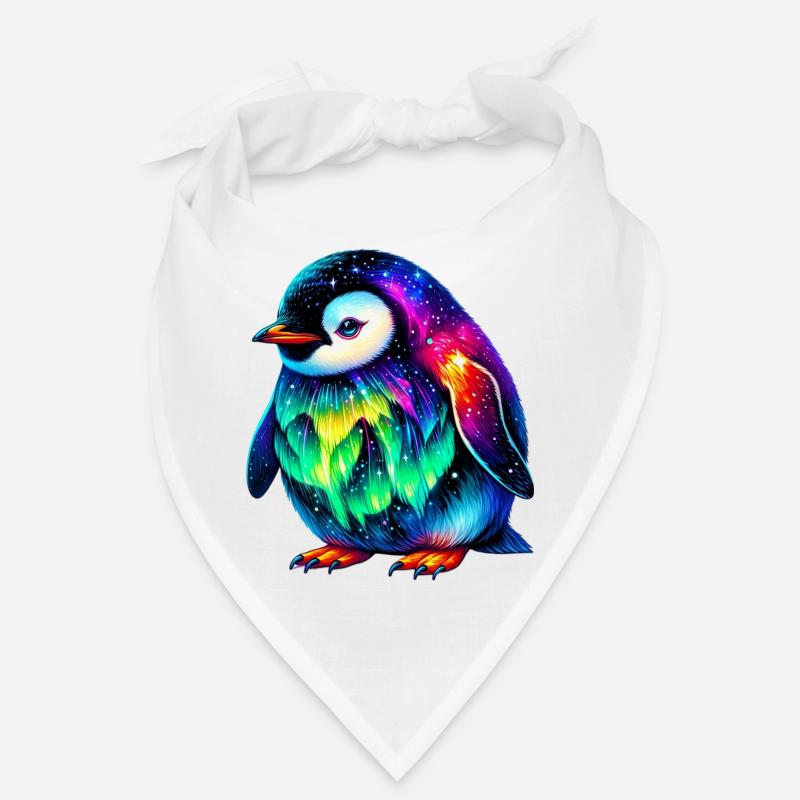 Aurora Borealis Penguin Bandana