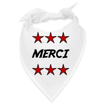 MEISTER. MEISTER. VIELEN DANK. DANKE, MEISTER. MEISTER - Bandana - Weiß - Vorne