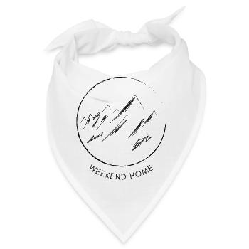 Berg / Wochenend-Zuhause / Weekend Home - Bandana - Weiß - Vorne
