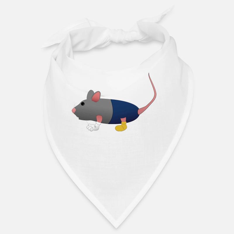 Niedliche Comic-Maus Bandana