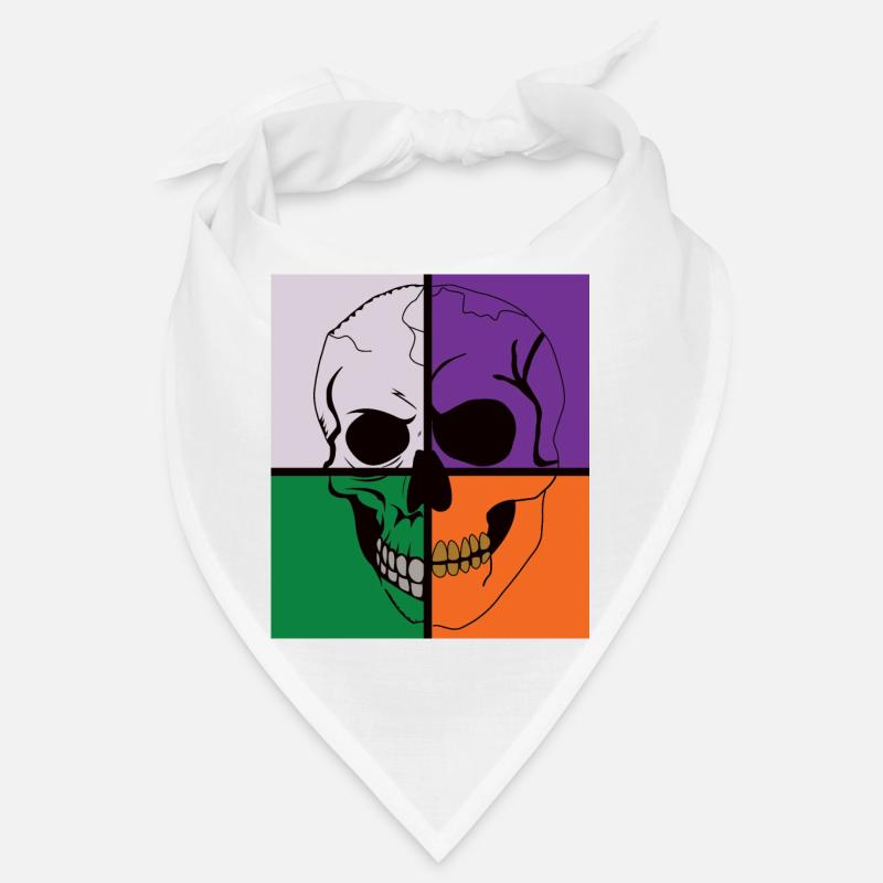 Skeletal Skull Bandana