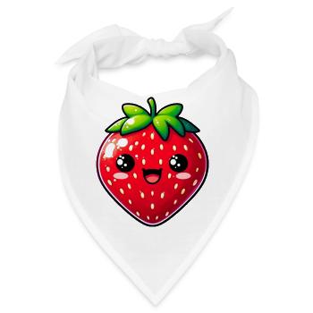 Erdbeeren Erdbeeren - Bandana - Weiß - Vorne