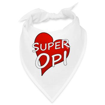 SUPER OPI - Bandana - Weiß - Vorne