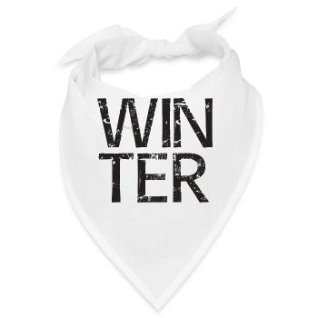 Winter - Bandana - Weiß - Vorne