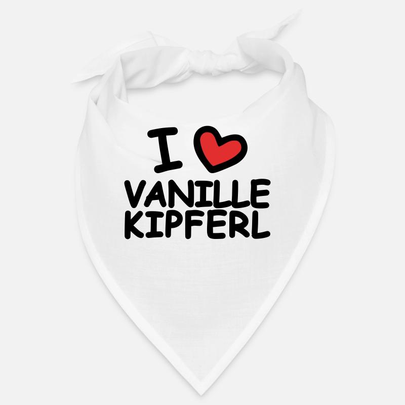 I Love Vanilla Crescents Bandana
