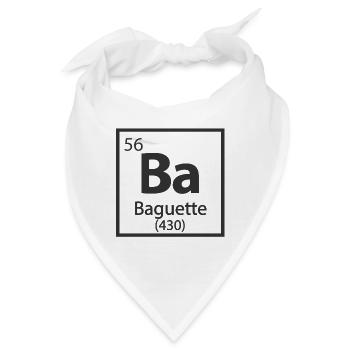 Baguette-Element Periodensystem - Bandana - Weiß - Vorne