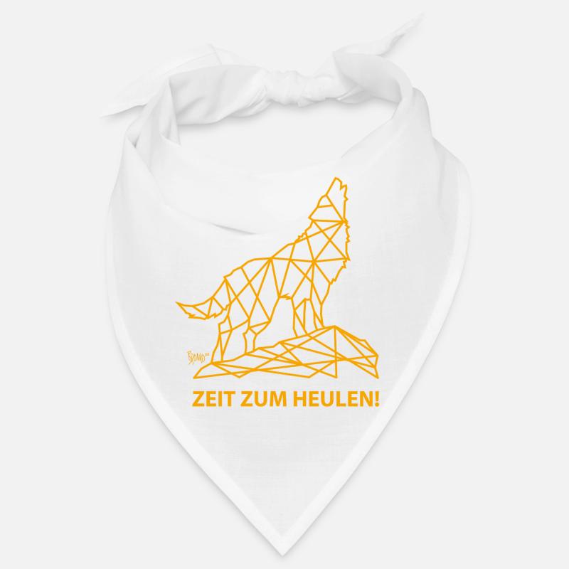 Bronko55 No.77 – Wolf "Time to Howl" Bandana