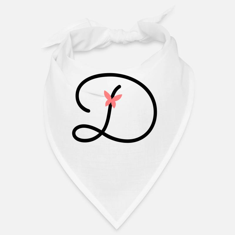 Lettre D Papillon Lettre Bandana