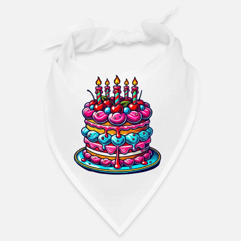 birthday cake Bandana
