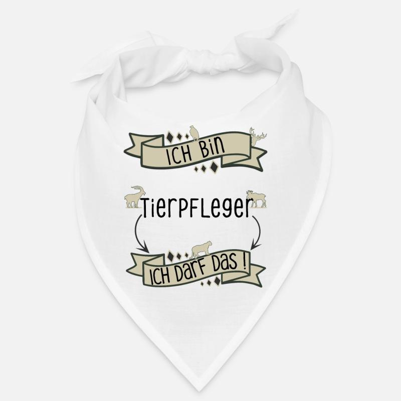 Lustiger Tierpfleger Spruch - ich darf das! Bandana
