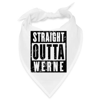 Werne, Ruhrgebiet, Ruhrpott, Bochum Werne - Bandana - Weiß - Vorne