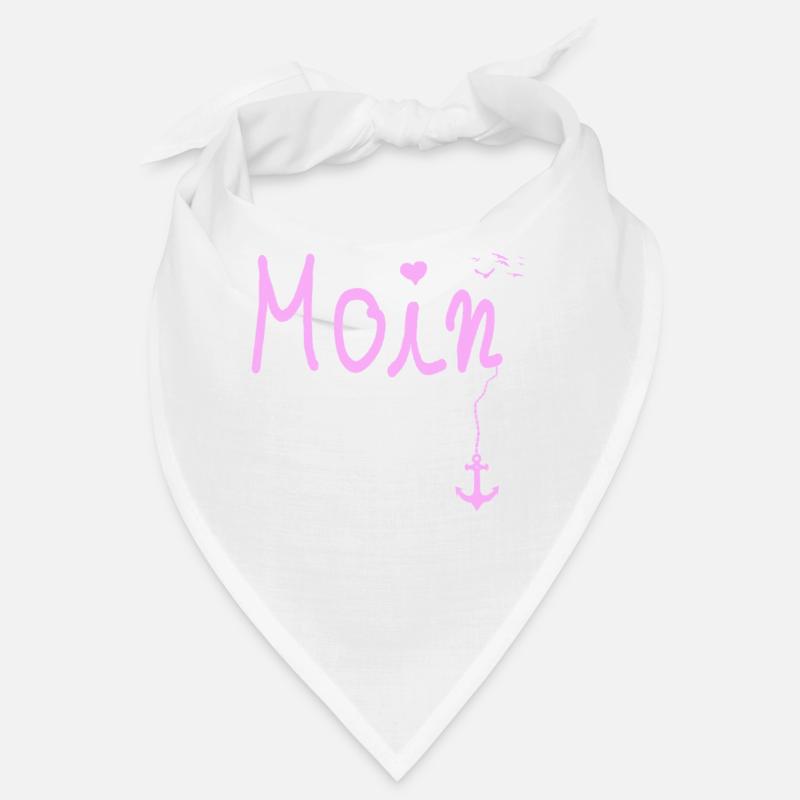 Moin Begrüßung Moin mit Möwe Bandana