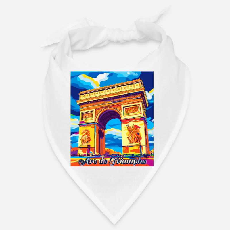 Pariser Träume auf deinem Hemd! Bandana