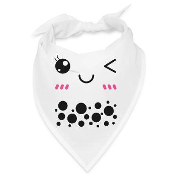 Bubble Tea - Bandana - Weiß - Vorne